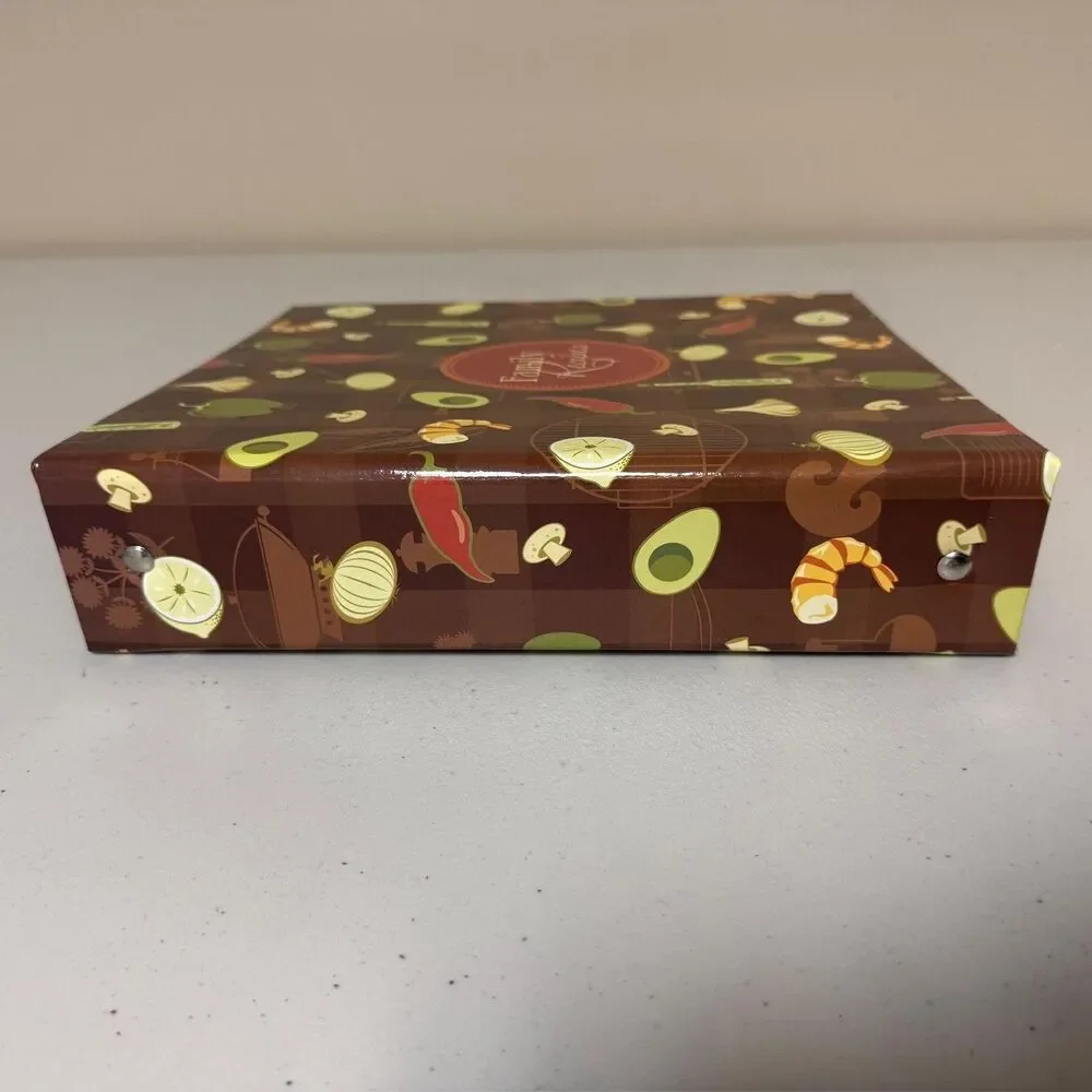Recipe Binder Kit Family Cooking Card Organization Tabbed Dividers Kitchen Gift